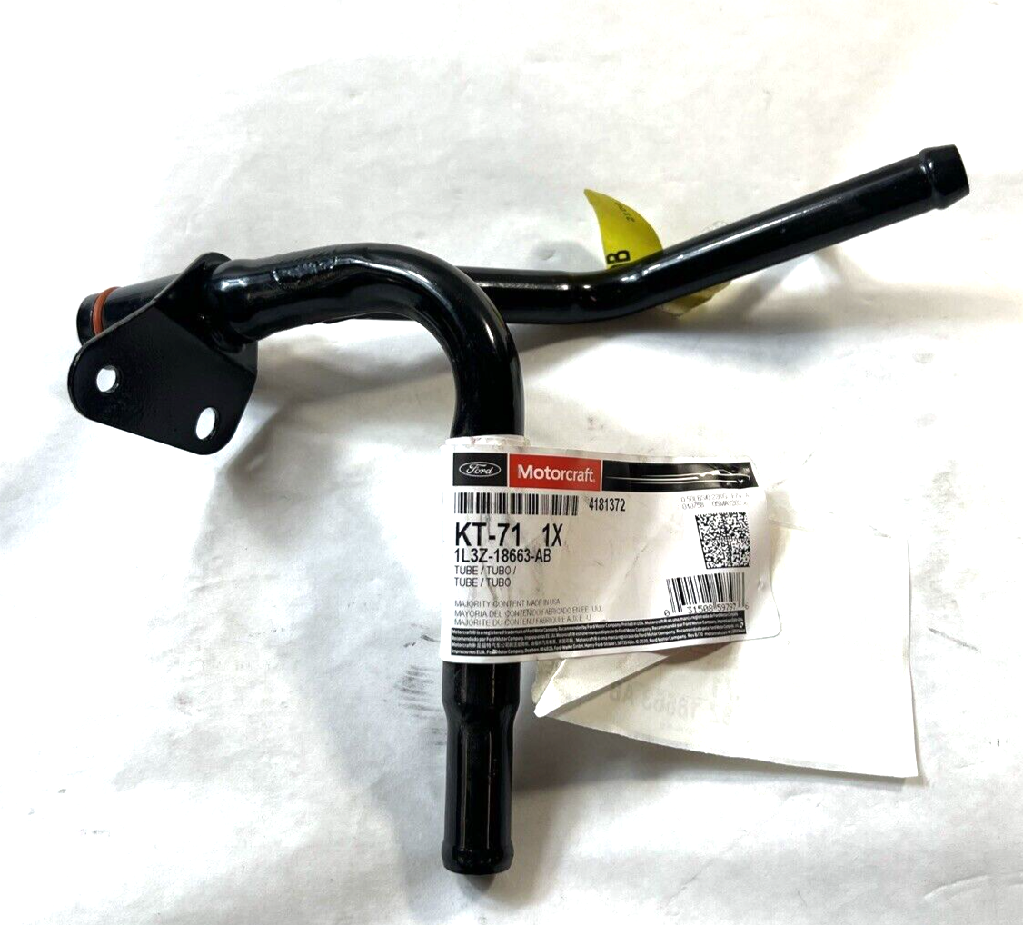 Genuine OEM Ford HVAC Heater Hose Pipe Assembly Motorcraft KT71 1L3Z18663AB