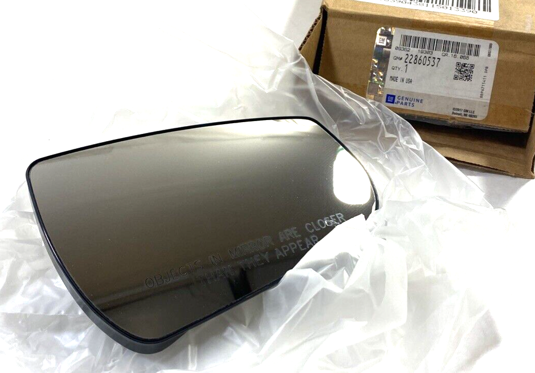 Genuine OEM GM Chevrolet Malibu Right Side Door Mirror Glass Heated 22860537