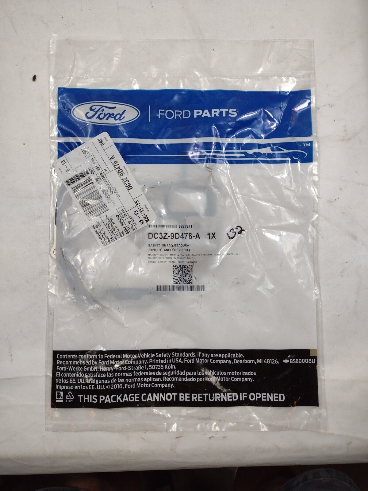 Genuine Ford Housing Gasket DC3Z-9D476-A