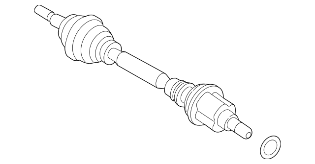 Genuine OEM Ford Escape Front Drive Side Axle Shaft Assembly Motorcraft TX1171