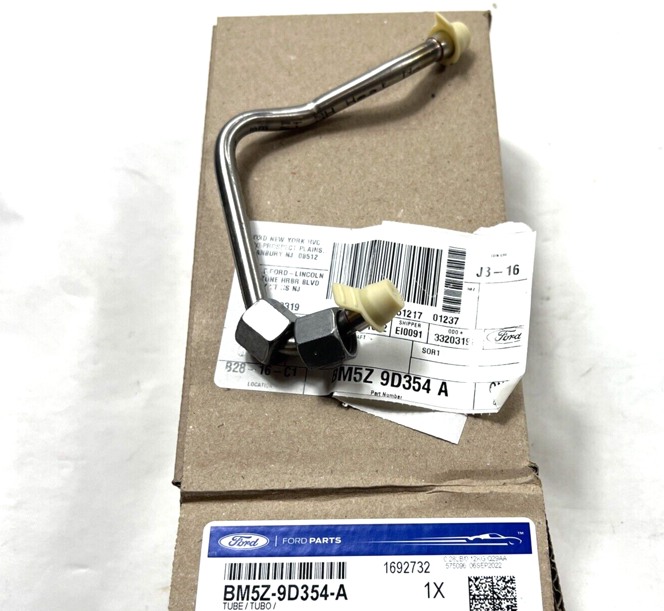 Genuine OEM Ford Fusion Escape Fiesta Fuel Injection Feed Line Pipe BM5Z9D354A