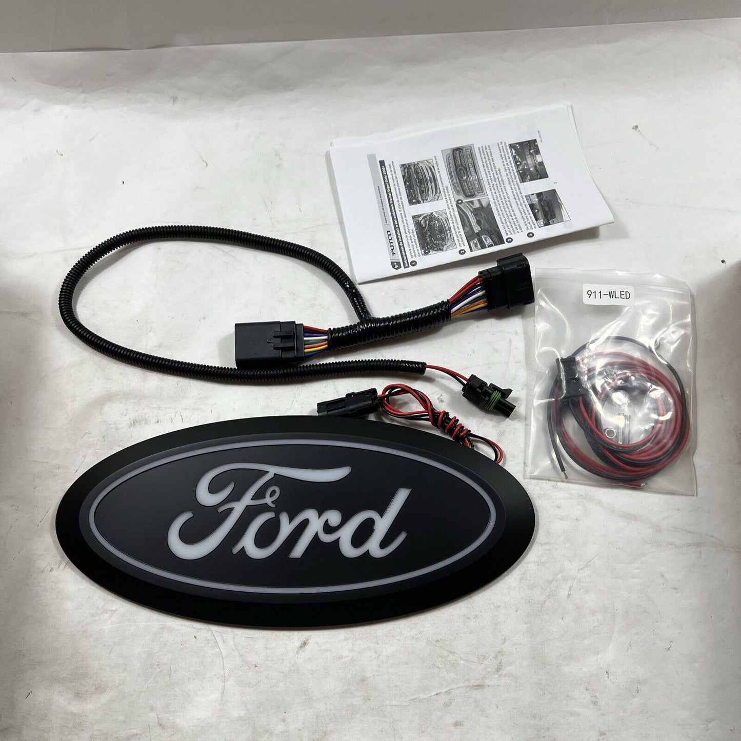 Genuine OEM Ford Super Duty Front Emblem w/o Camera 2021-2024 VMC3Z8A224B