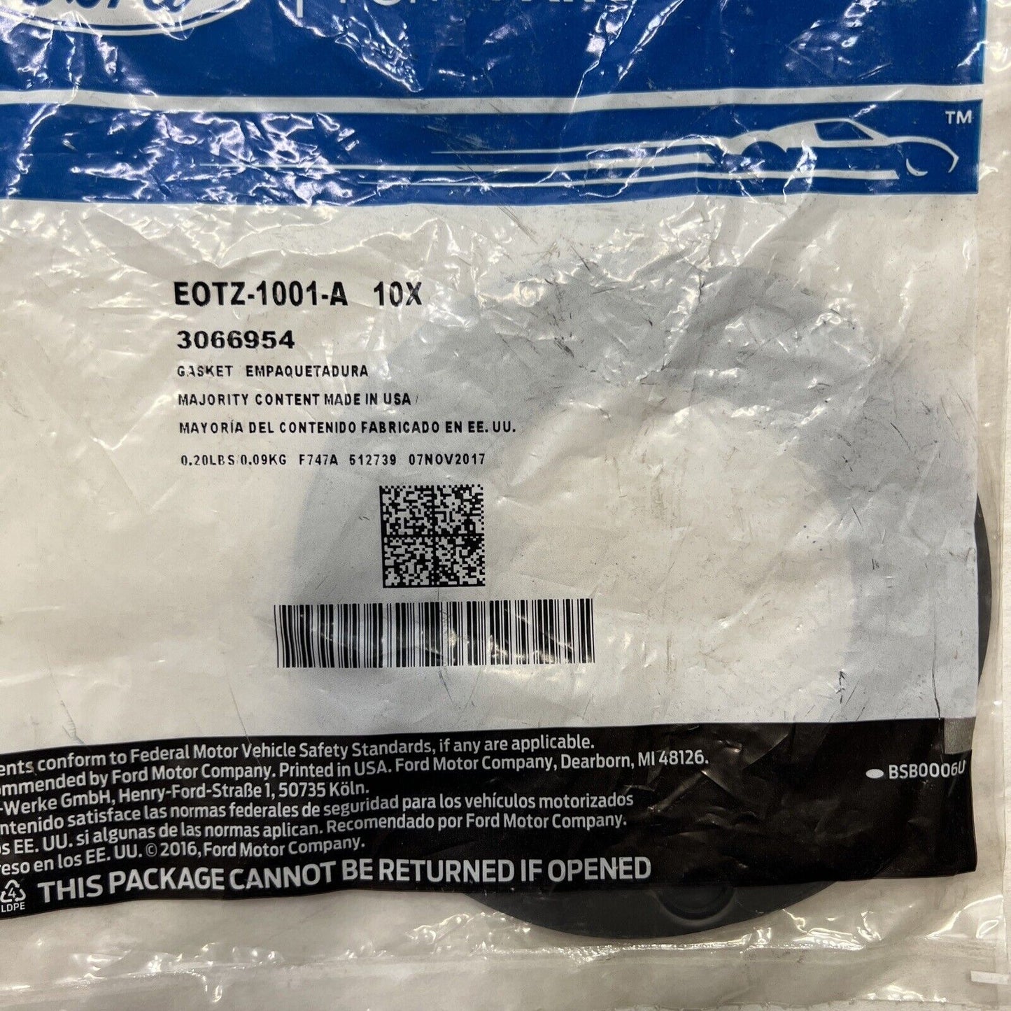 Genuine OEM Ford E-350 Super Duty Axle Shaft Gasket 1994-2023 EOTZ1001A