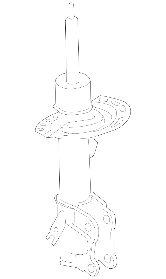 Genuine OEM Ford Front Right Suspension Strut Assembly 17-20 Motorcraft AST84756