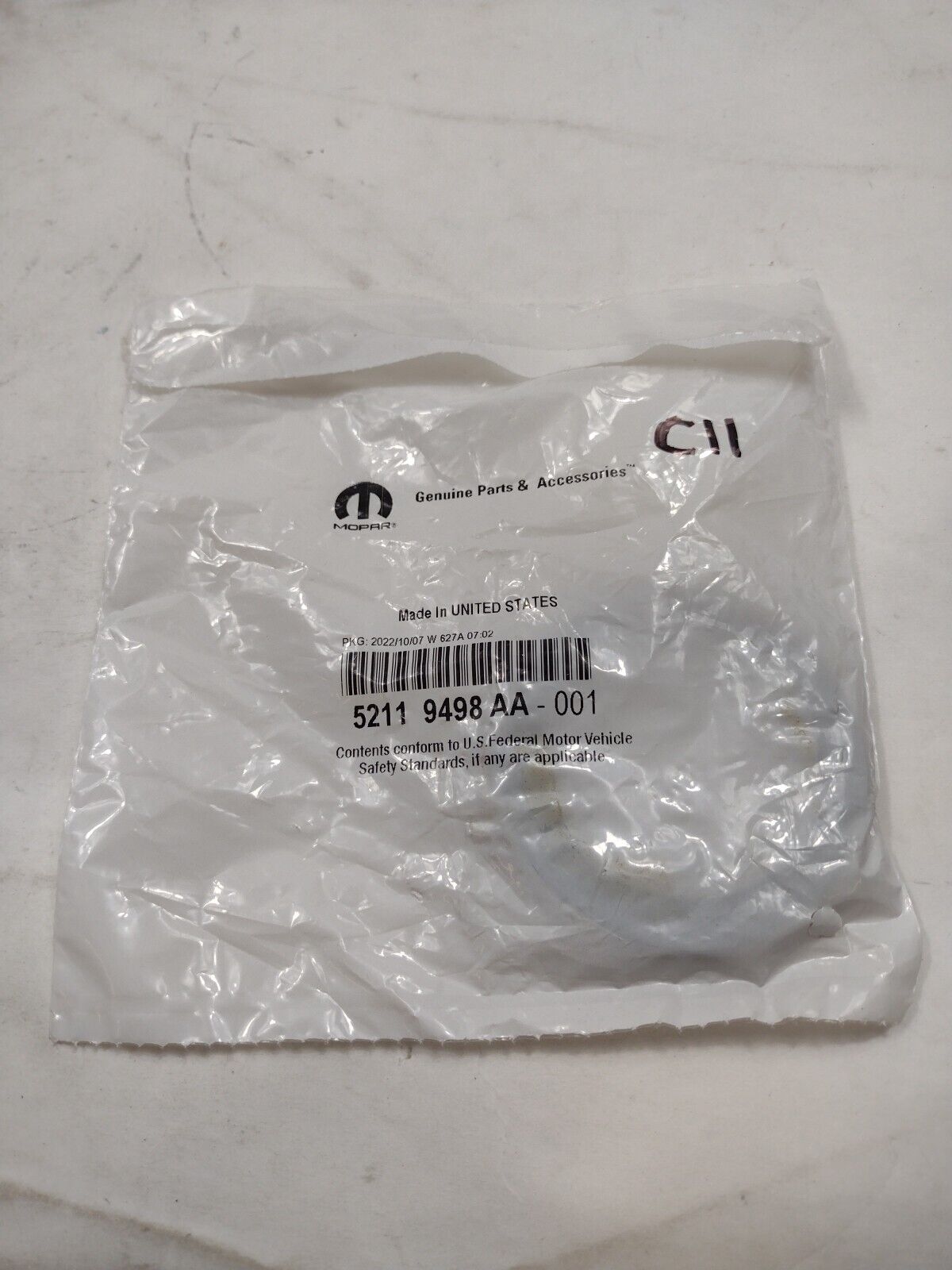 Genuine Mopar Adapter Seal 52119498AA