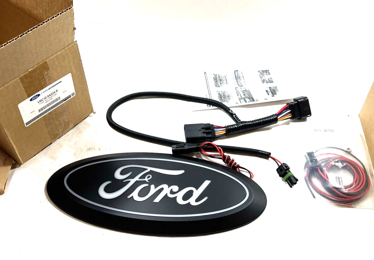 Genuine OEM Ford Super Duty Front Emblem w/o Camera 2021-2024 VMC3Z8A224B