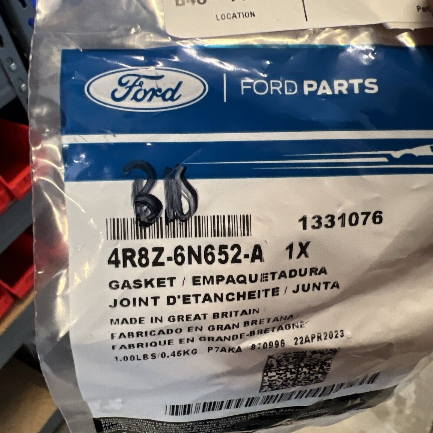 Genuine OEM Ford Oil Return Tube Gasket 4R8Z-6N652-A