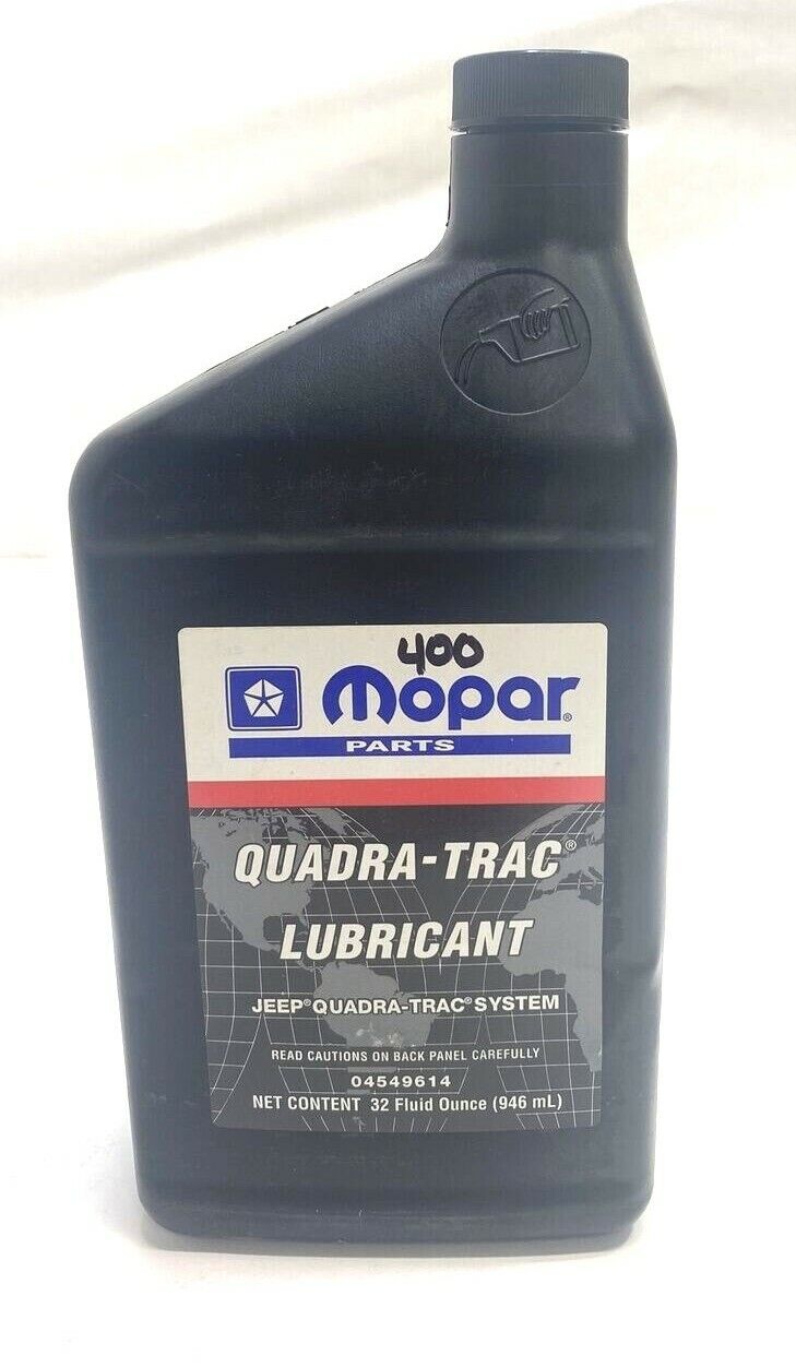 New OEM Genuine Mopar Gear Lubricant Qaudra Trac Lubricant 4549614