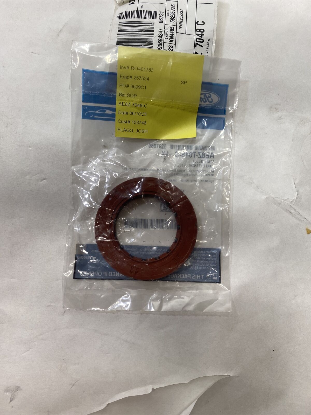 New OEM Genuine Ford Seal Assembly Oil AE8Z7048C