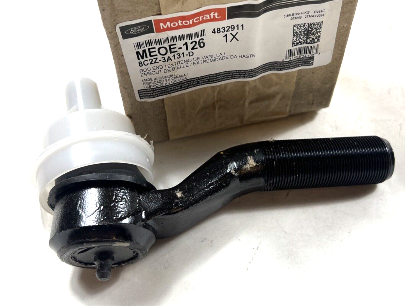 Genuine OEM Ford Front Right Outer Steering Tie Rod End 92-24 Motorcraft MEOE126