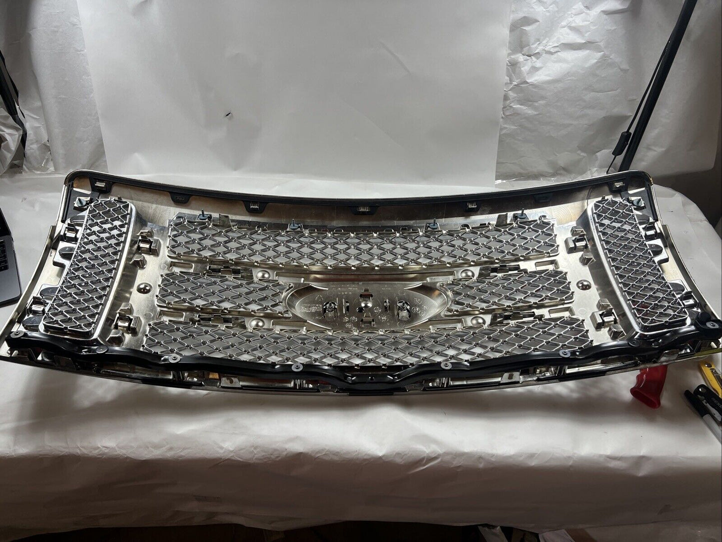 Genuine OEM Ford F-150 Chrome Mesh Grille w/Emblem 2009-2013 AL3Z8200B