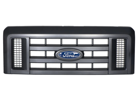 Genuine OEM Ford F150 Front Grille Assembly w/ Emblem Textured Black 8C2Z8200B