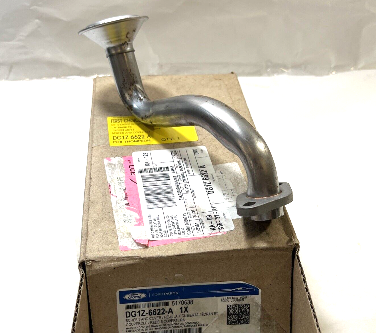 Genuine OEM Ford Explorer Engine Motor Oil Pump Pickup Tube Hose 10-20 DG1Z6622A