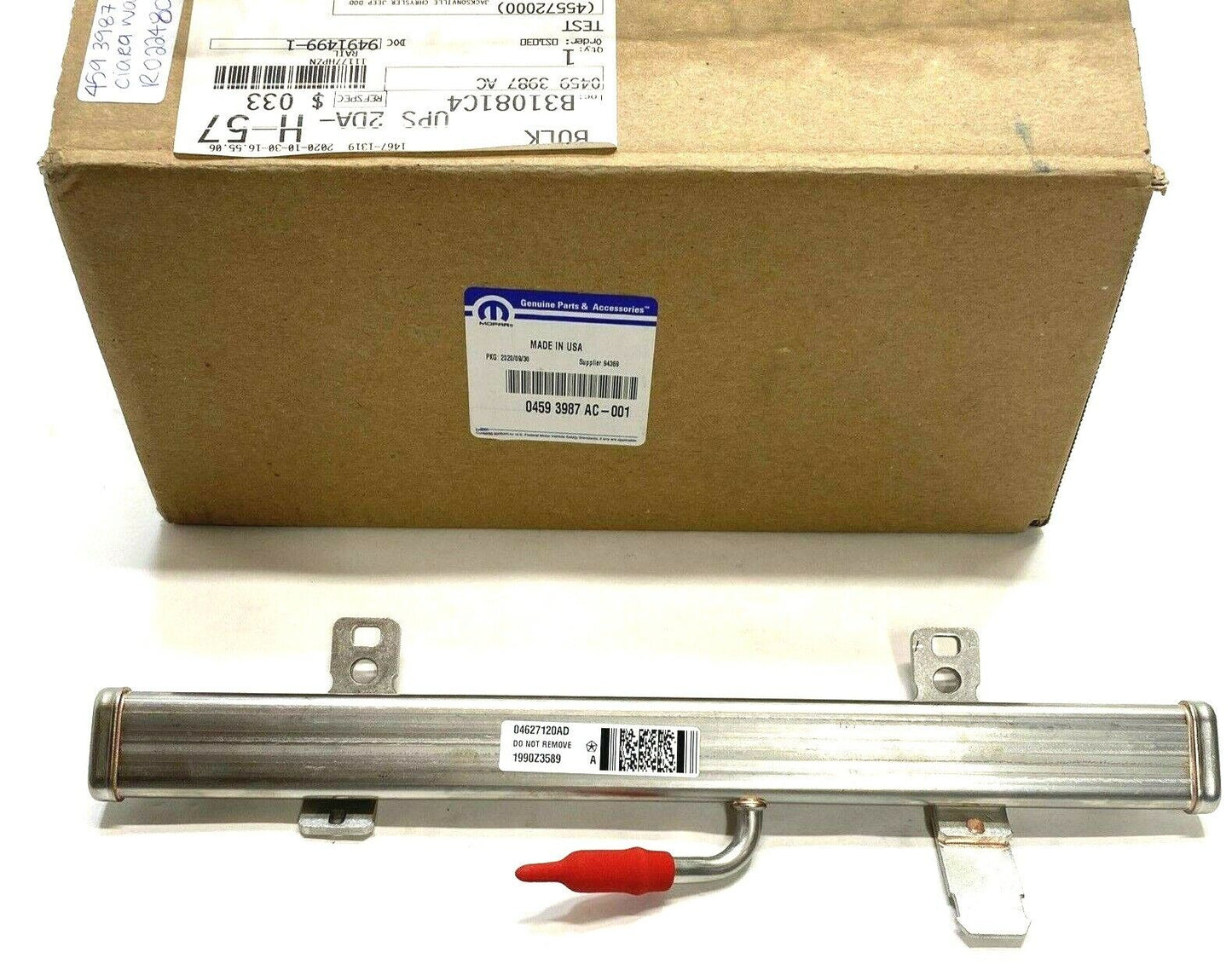 New OEM Genuine Mopar 2.4L 2.0L Fuel Rail 2013-21 4593987AC