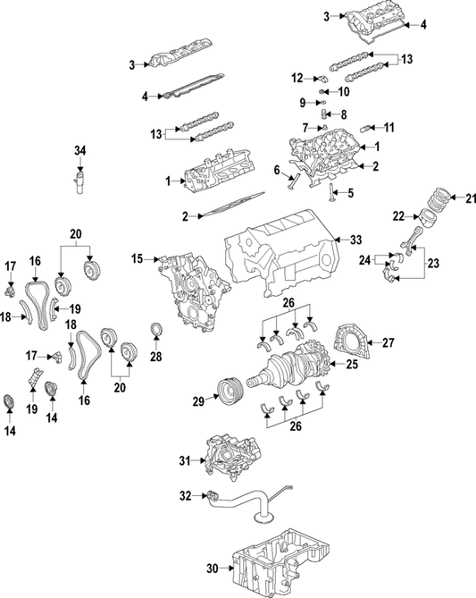 Genuine OEM Ford Expedition Left Side Engine Cylinder Head Gasket ML3Z6051D