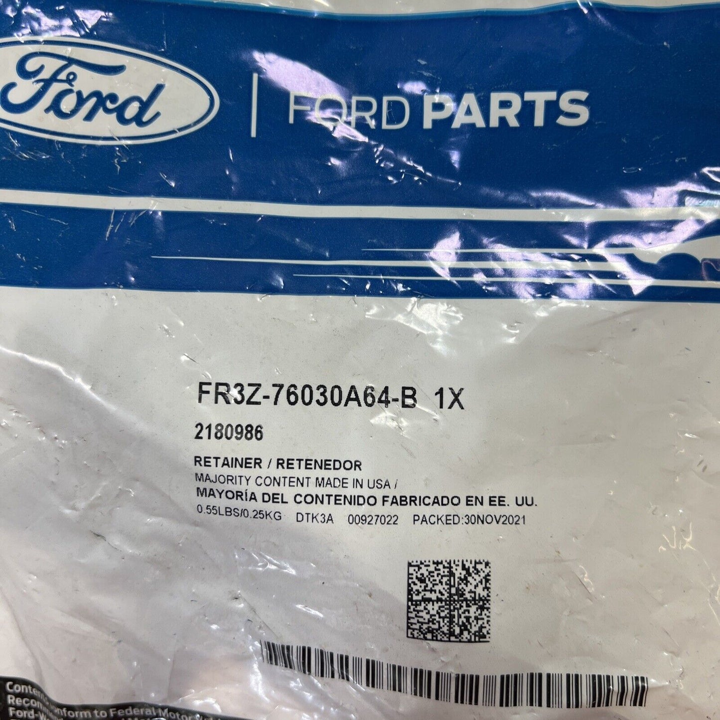 Genuine OEM Ford Mustang Right Side Convertible Top Retainer 15-23 FR3Z76030A64B