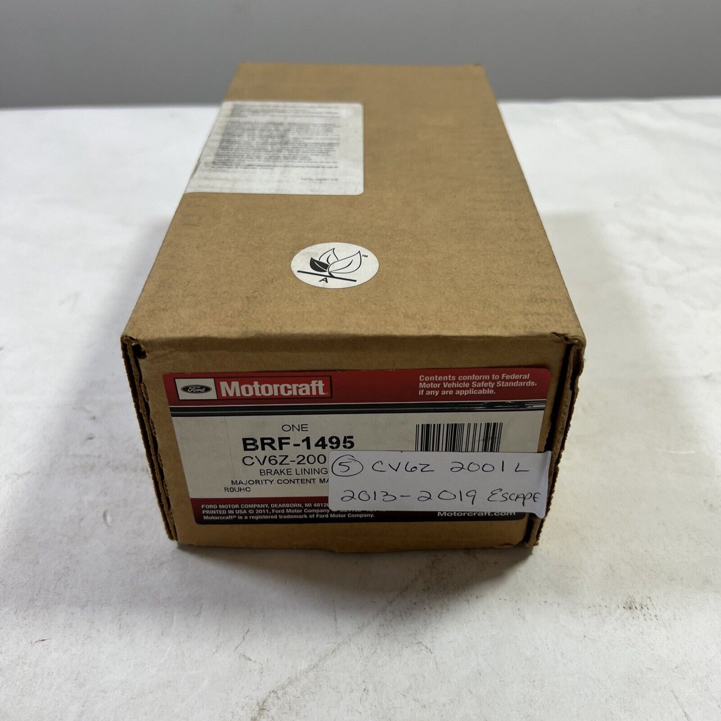 Genuine OEM Ford Escape Brake Lining Kit 2013-2019 Motorcraft BRF1495