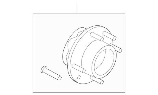 Genuine OEM Ford Front Wheel Hub Bearing Assembly Motorcraft HUB212 DC3Z1104A