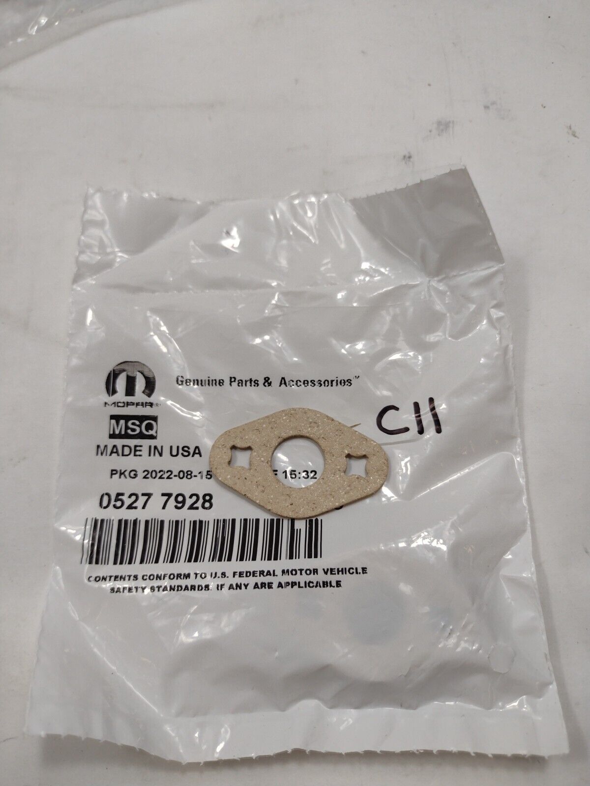 Genuine OEM Mopar 5277928 EGR Tube Flange Gasket