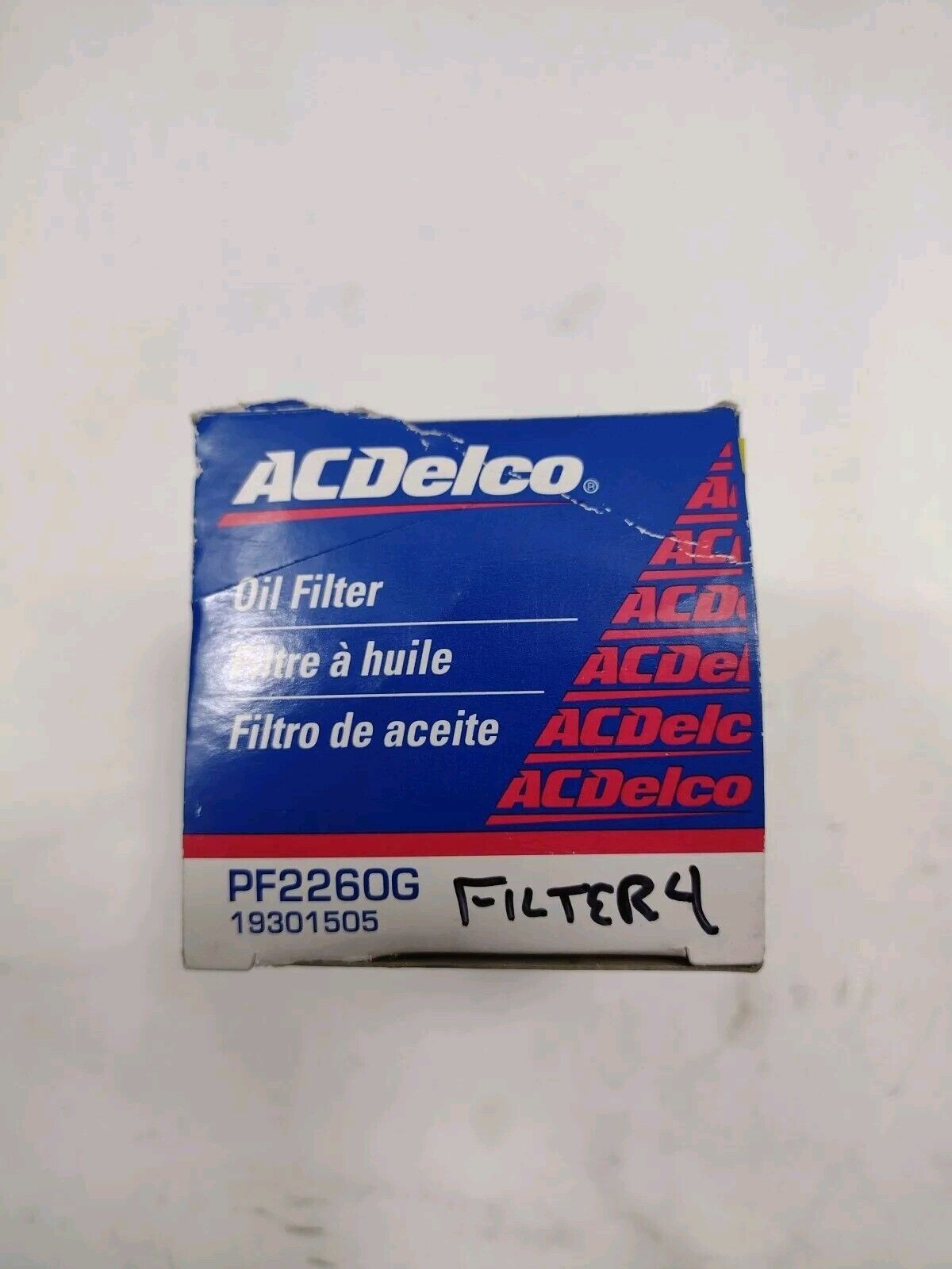 Oil Filter  ACDelco GM OE/GM Genuine Parts  PF2260G