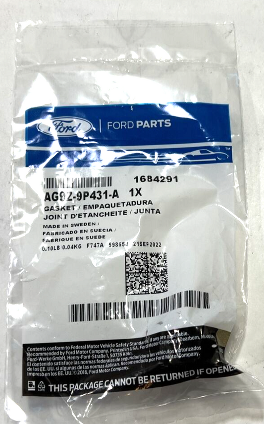 Genuine OEM Ford Fusion Turbocharger Coolant Line Gasket 2012-2019 AG9Z9P431A