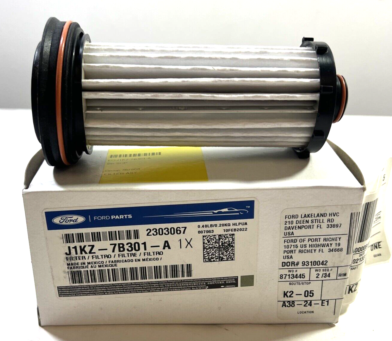 Genuine OEM Ford Escape Filter Assembly 2020-2023 J1KZ7B301A