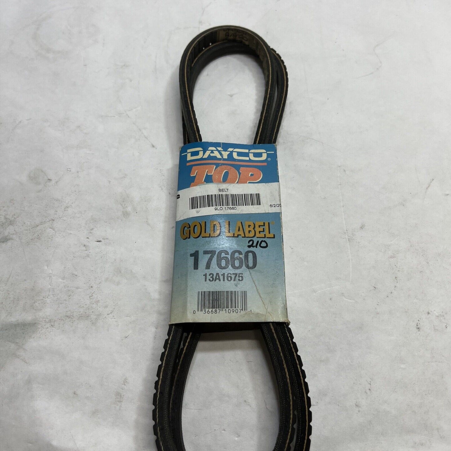 DAYCO TOP COG GOLD LABEL DRIVE BELT 17660