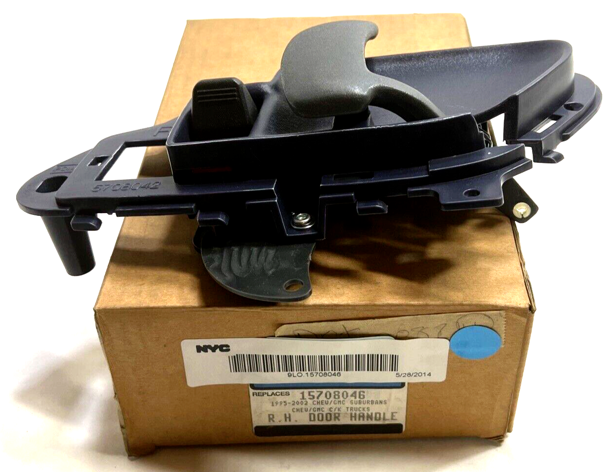 New OEM Genuine GM DARK BLUE Interior Door Handle Passenger Side 15708046