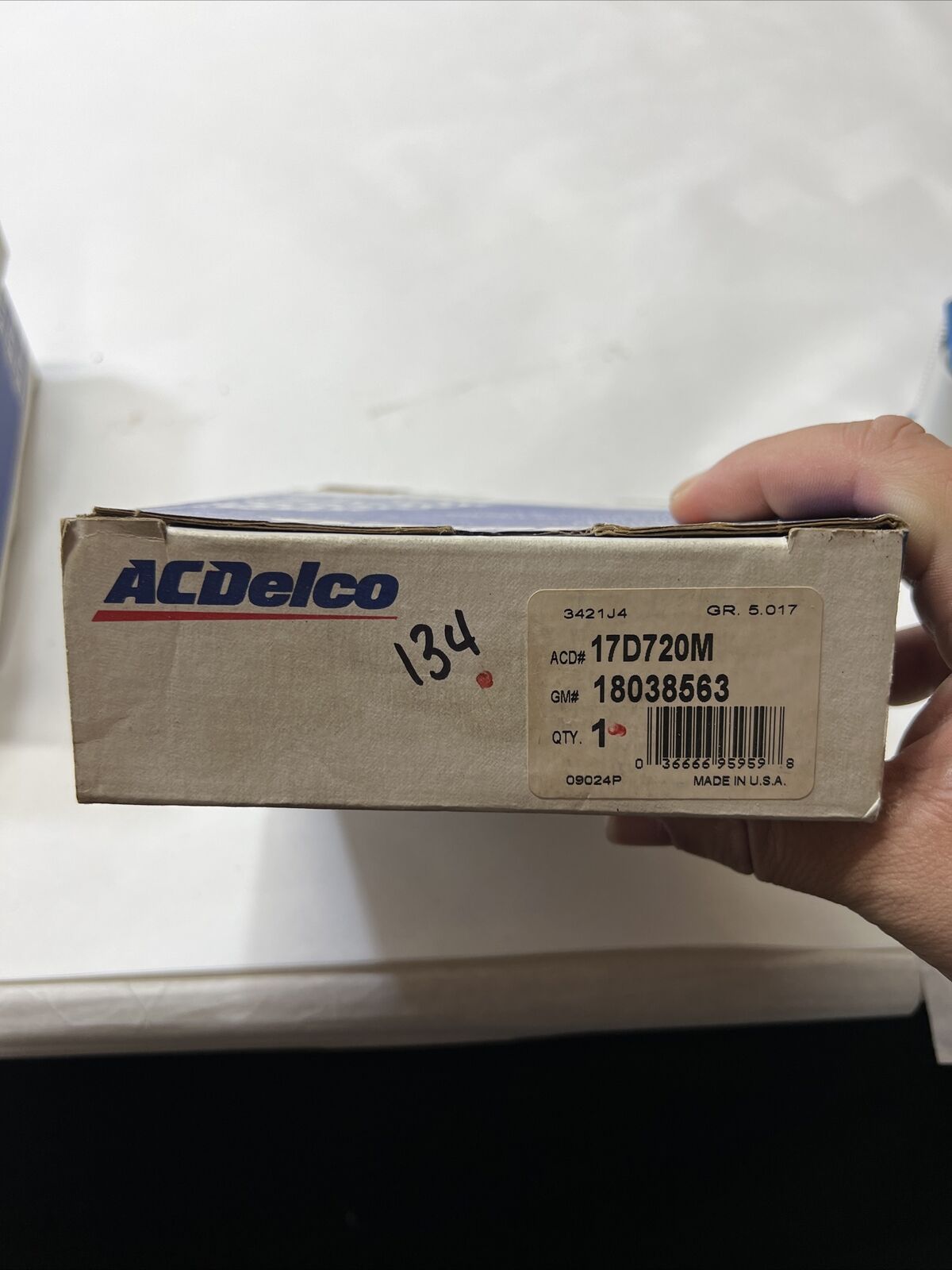 ACDelco Pro 17D720M Disc Brake Pad Set, Front