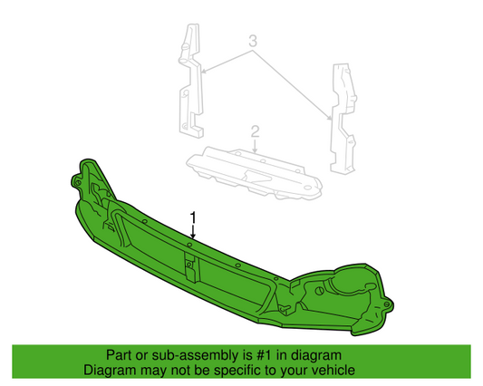 Genuine Ford Mount Panel 3F2Z-8A284-AA