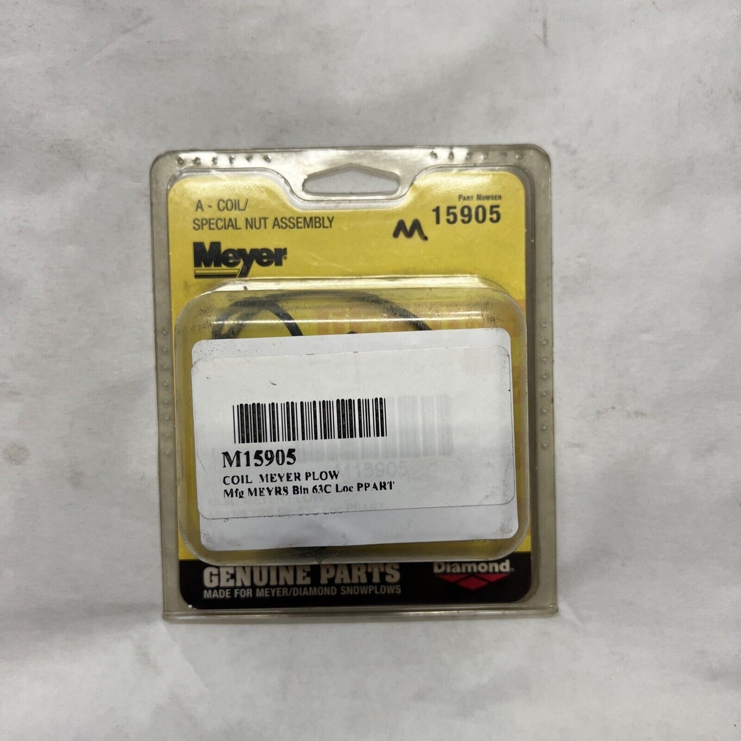 New, Meyer 15905 A Coil/Special Nut Assy - Fits E57 Hydraulic Unit