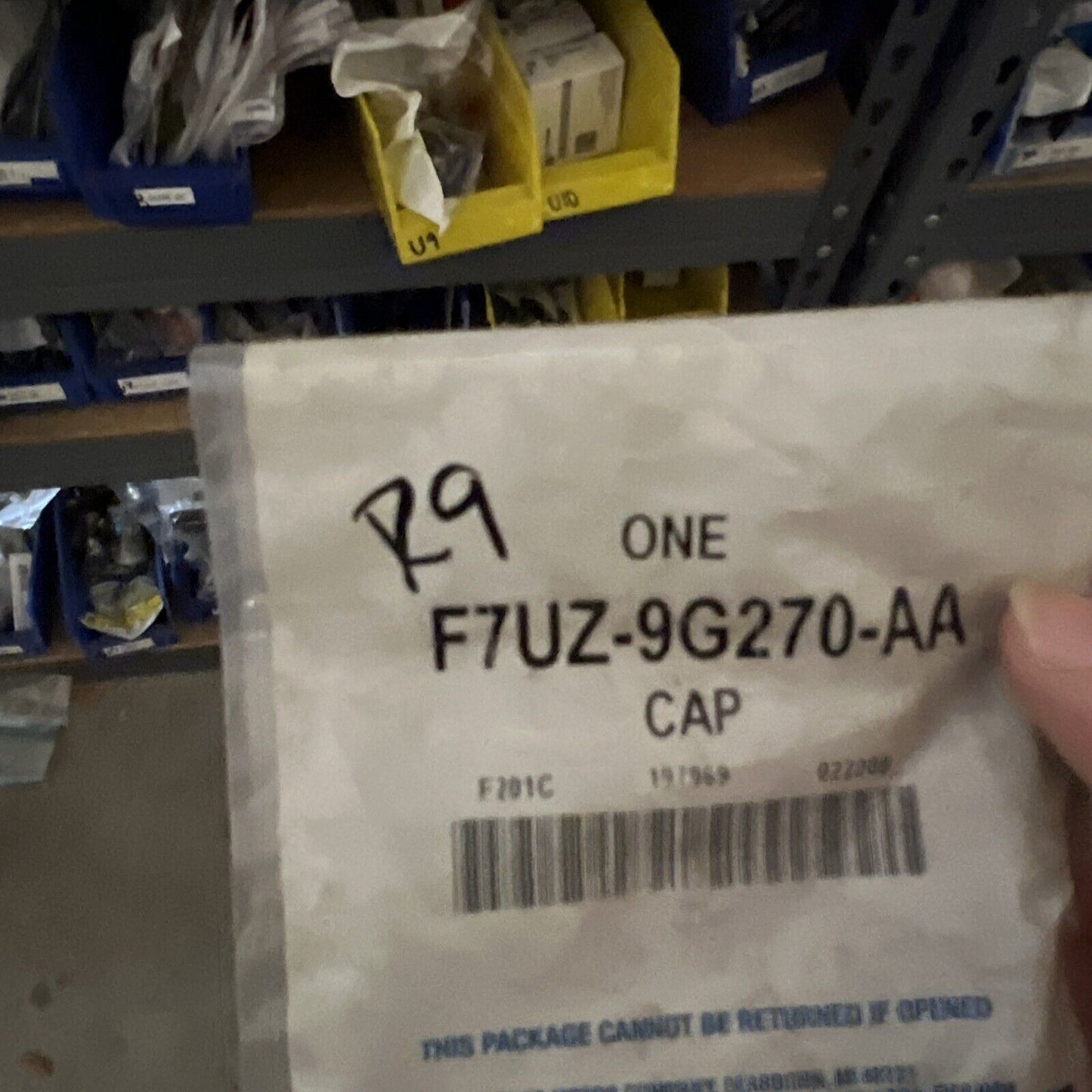 Genuine OEM Ford Cap F7UZ9G270AA