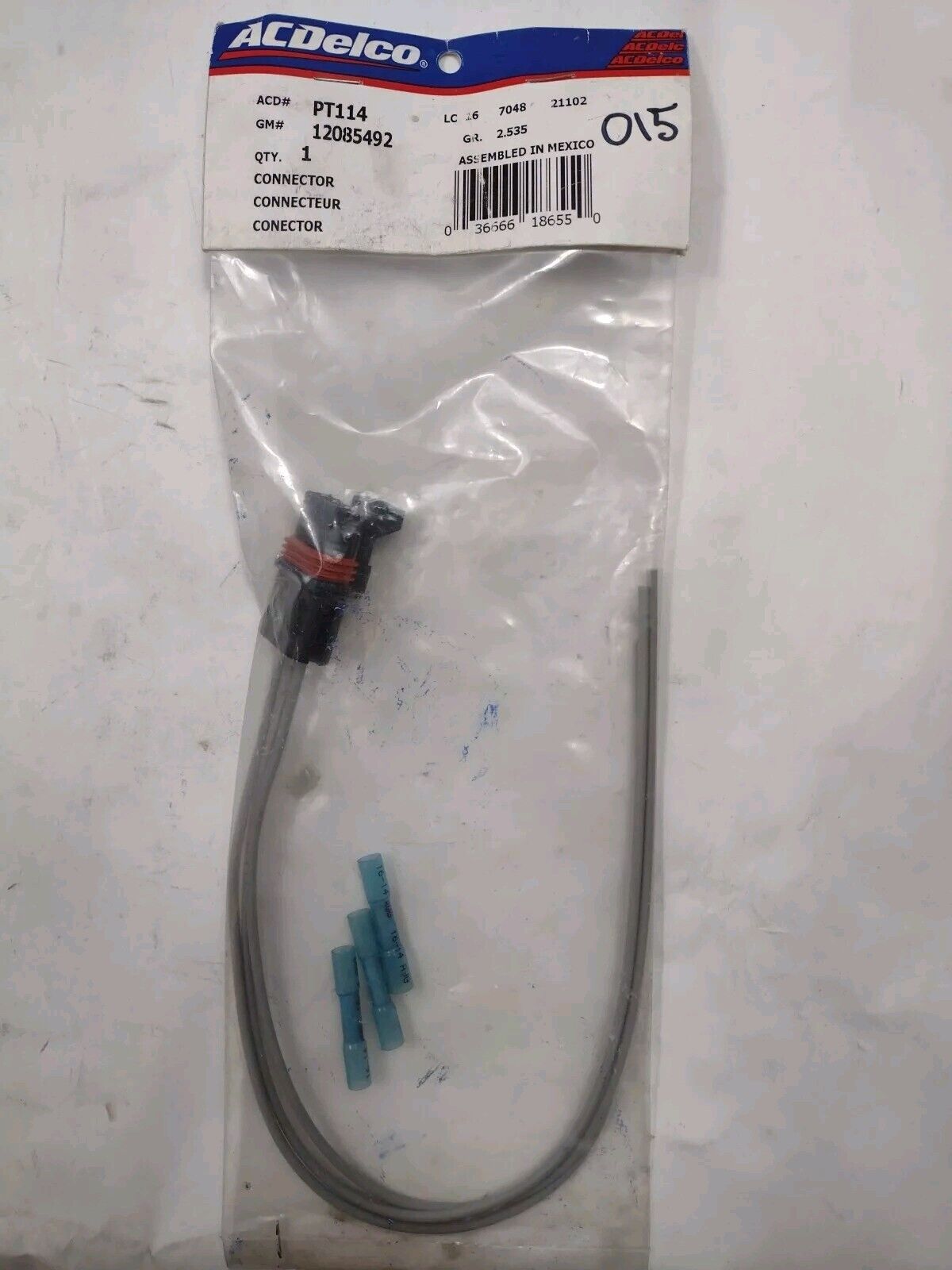 Connector/Pigtail(Body Sw & Rly)  ACDelco GM OE/GM Genuine Parts  PT114