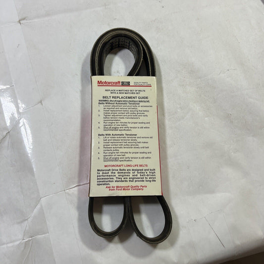 Genuine OEM Ford Contour Accessory Drive Belt Motorcraft 1995-1997 JK6740A