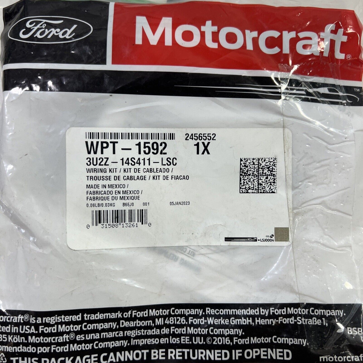 Genuine OEM Ford Headlight Switch Connector Wire Assembly Motorcraft WPT1592