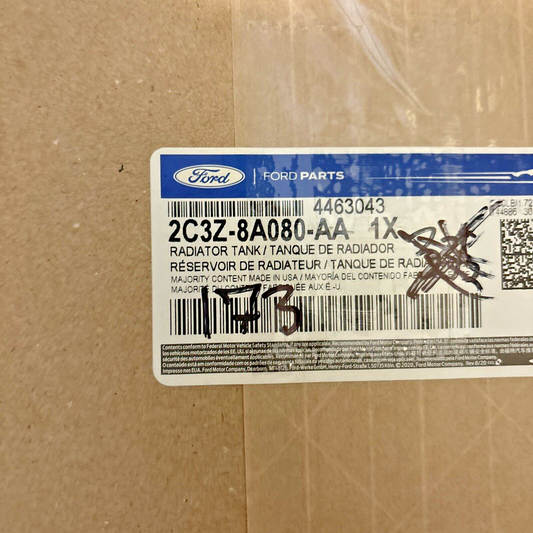 Genuine OEM Ford Radiator Coolant Fluid Reservoir Tank Bottle 99-15 2C3Z8A080AA