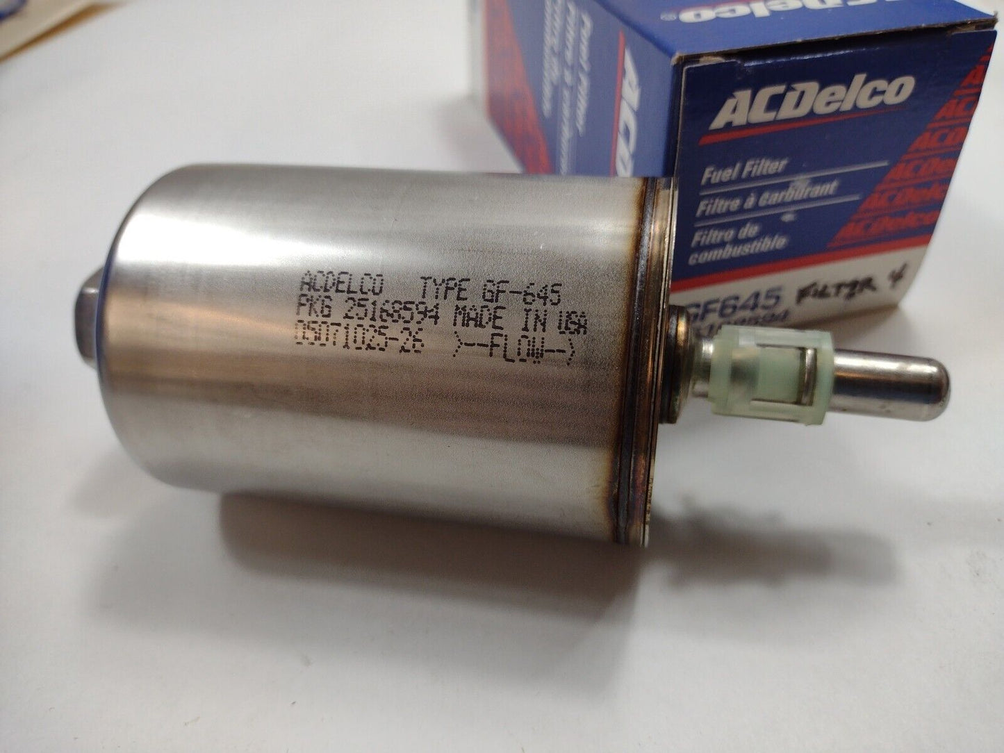 Genuine OEM ACDelco GF645 Fuel Filter GM 25168594