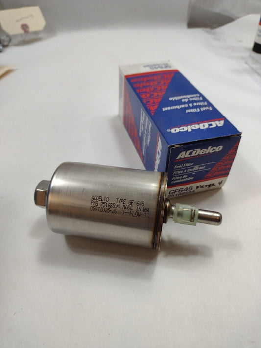 Genuine OEM ACDelco GF645 Fuel Filter GM 25168594