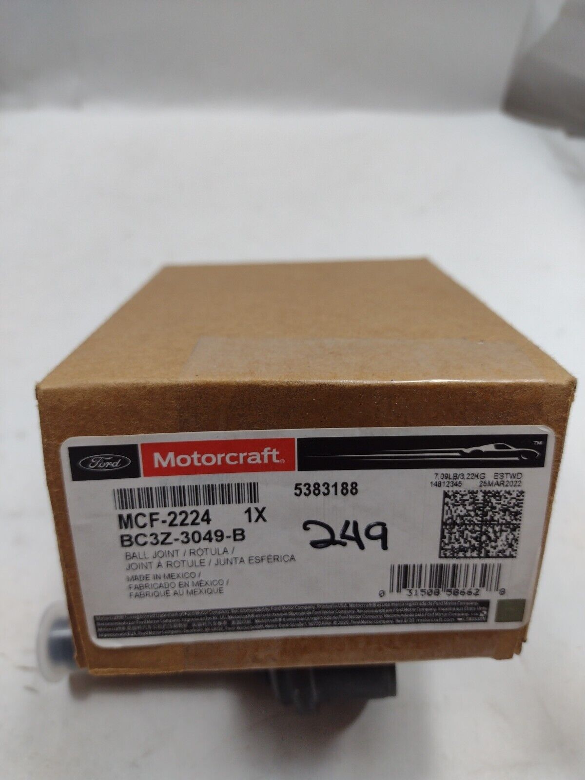 Genuine OEM Ford F250 Upper Ball Joint 2005-2022 BC3Z-3049-B Motorcraft MCF2224