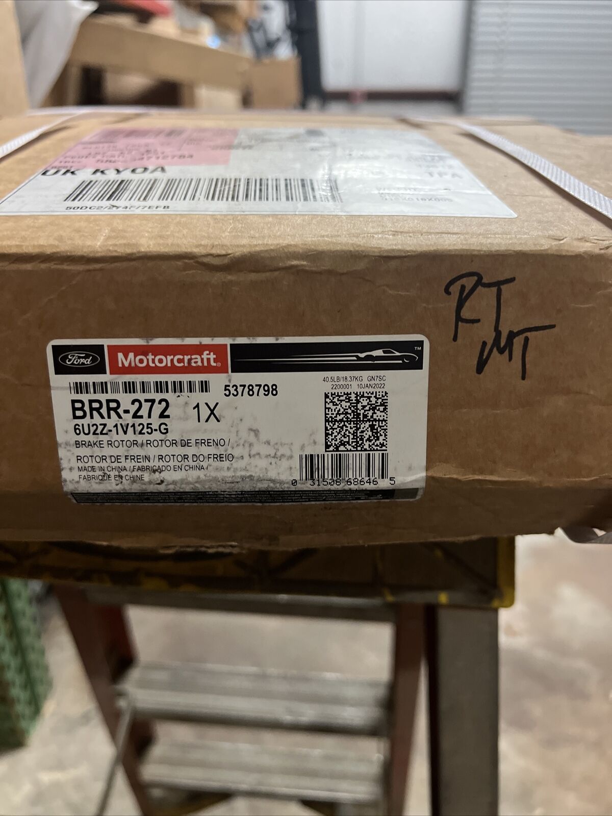 Genuine OEM Ford Disc Brake Rotor Motorcraft BRR272