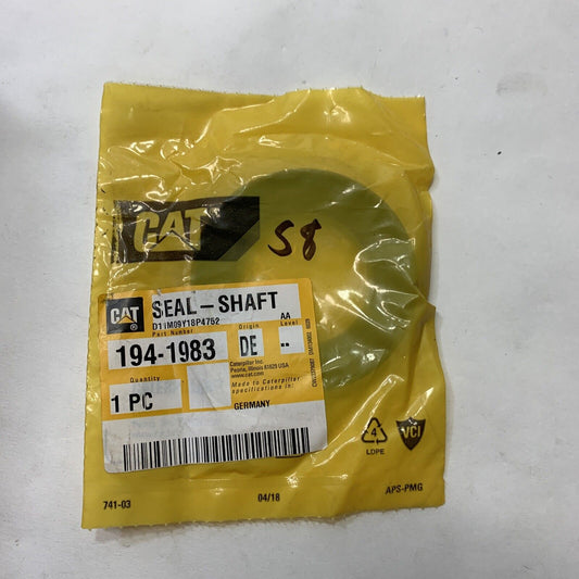 Caterpillar Seal Shaft 1941983 : 194-1983 : CA1941983 GENUINE CAT Part