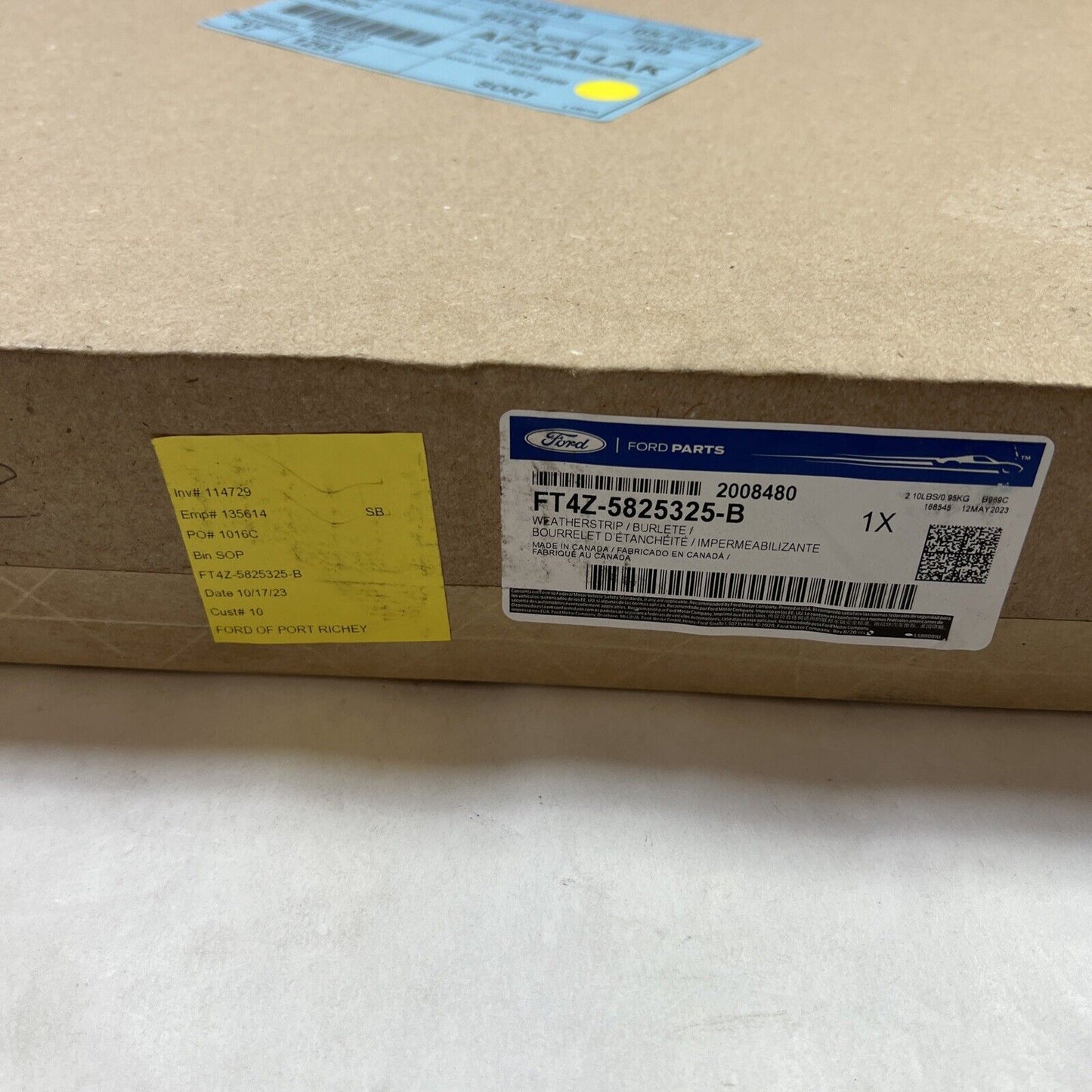 Genuine OEM Ford Door Weather Strip 2015-2023 FT4Z5825325B