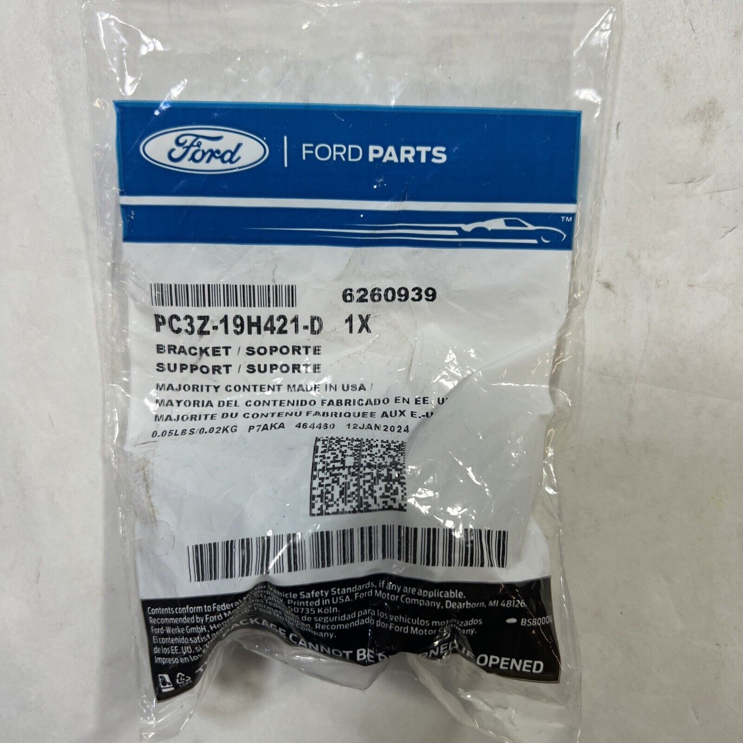 Genuine OEM Ford Bracket pc3z19h421d