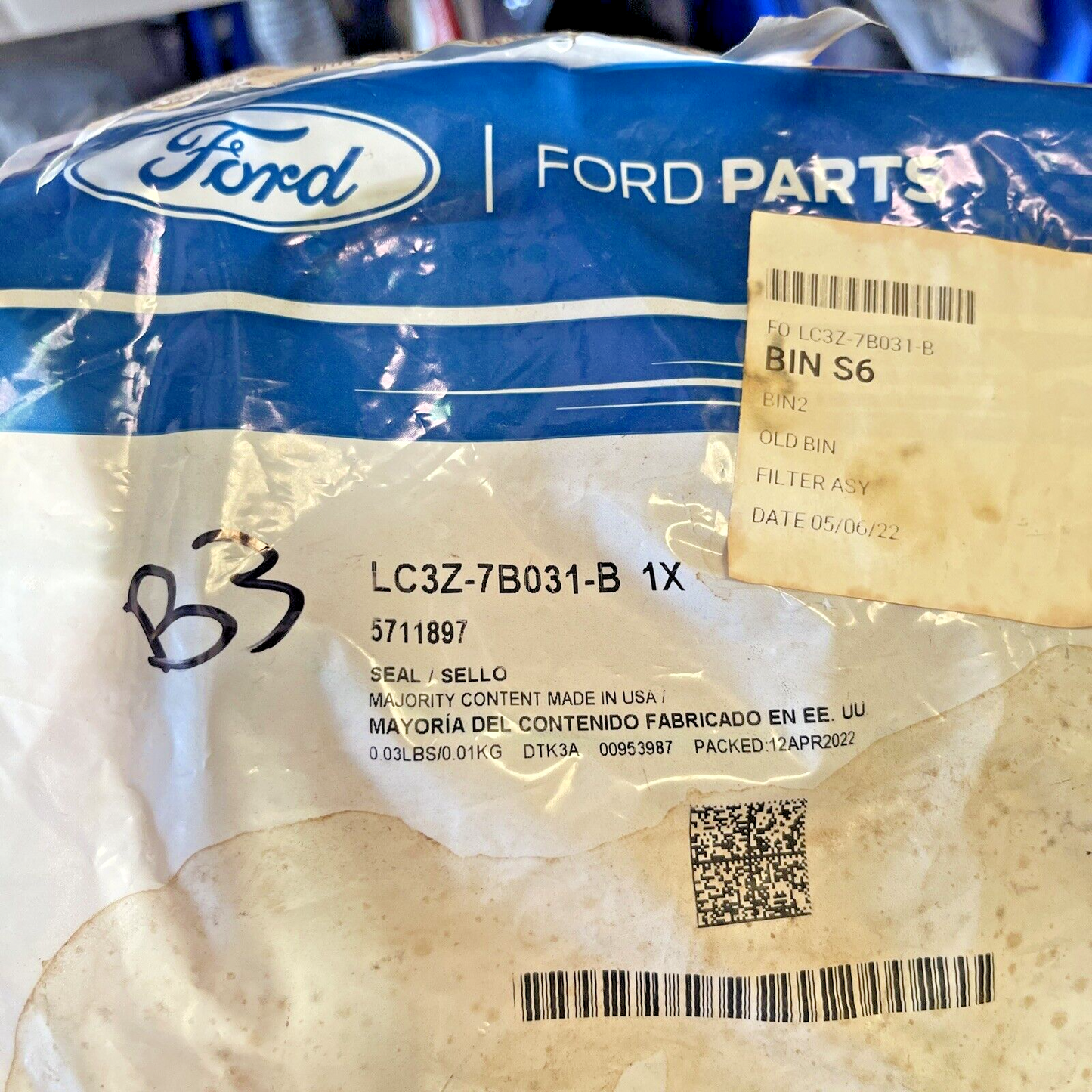 New OEM Genuine Ford Filter Assembly lc3z7b031b