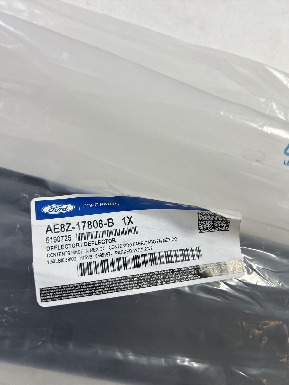 Genuine OEM Ford Fiesta Lower Shield 2011-2019 AE8Z17808B