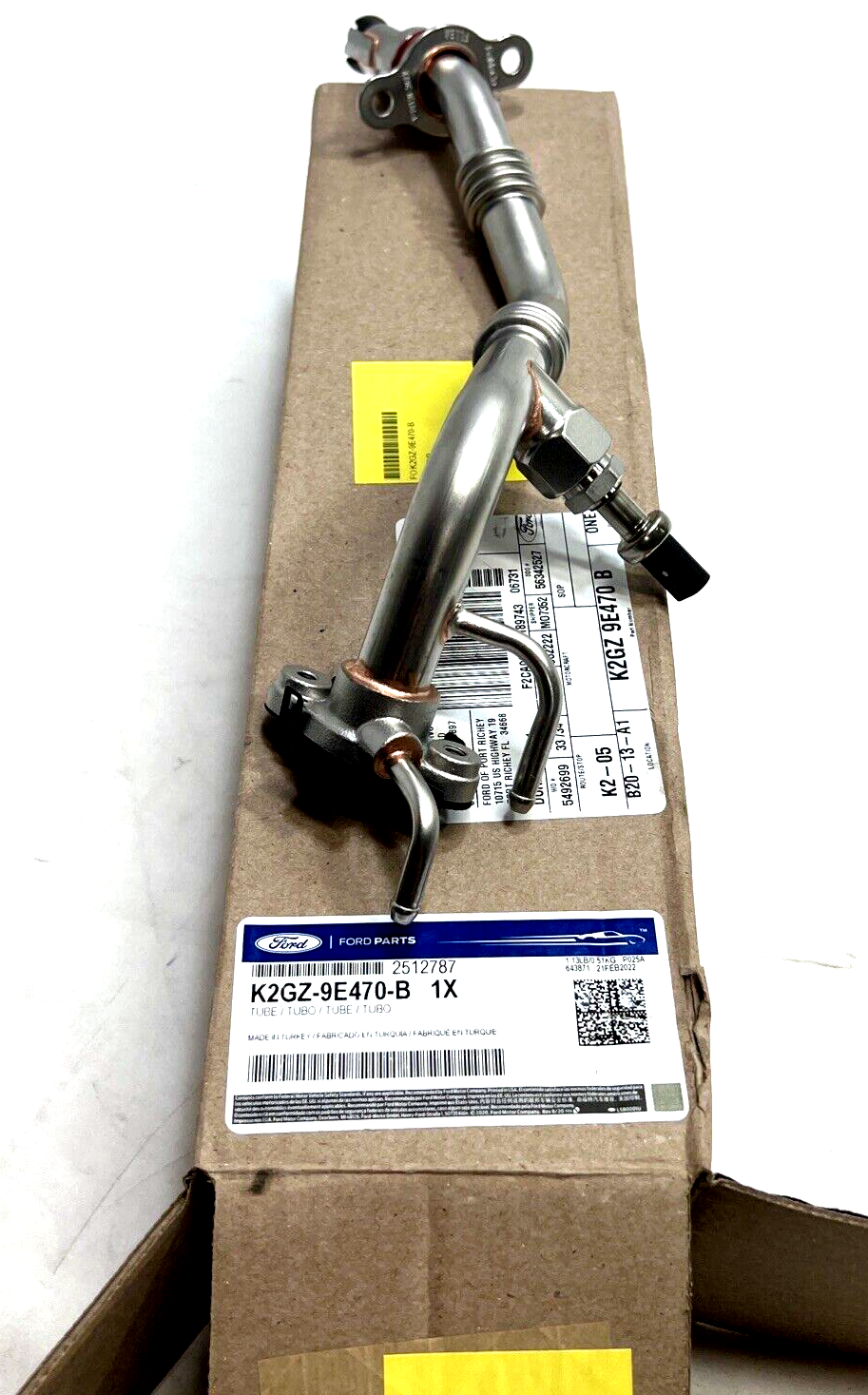 New OEM Genuine Ford Manifold Tube Connecting K2GZ-9E470-B