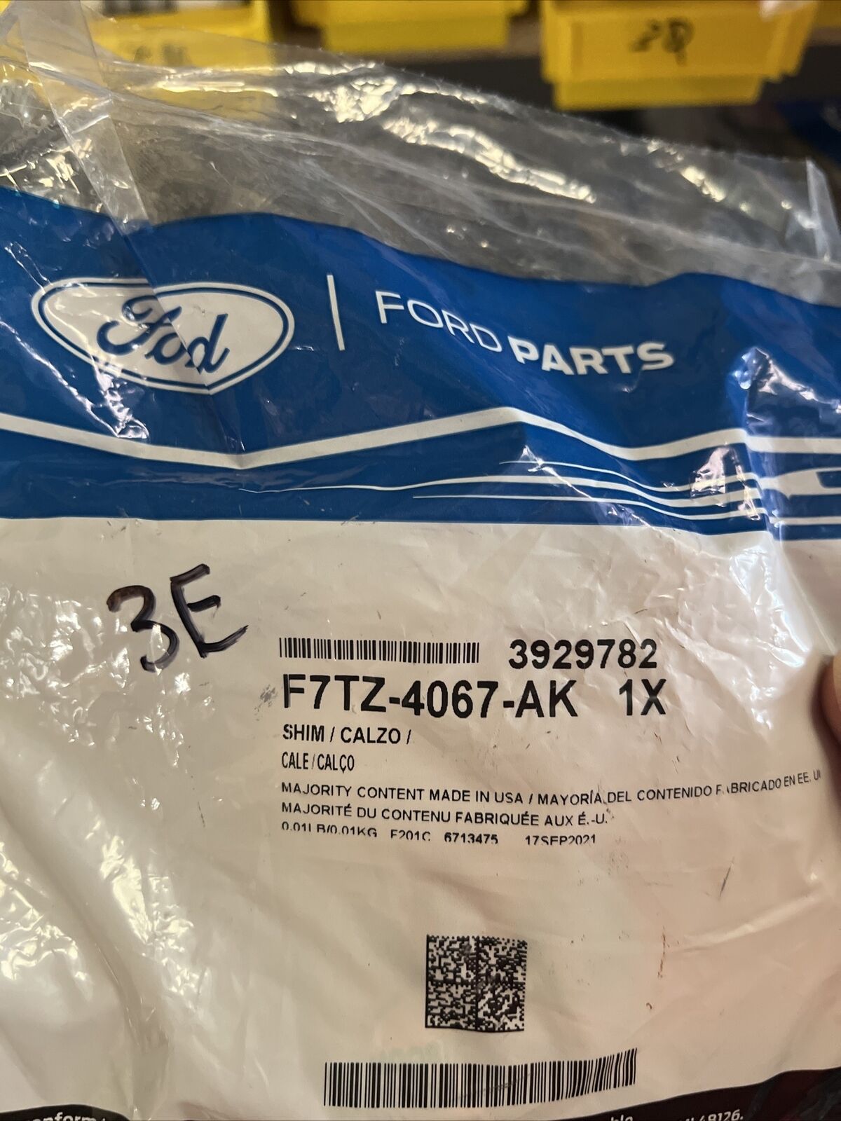 Genuine OEM Ford Differential Shim F7tz4067ak