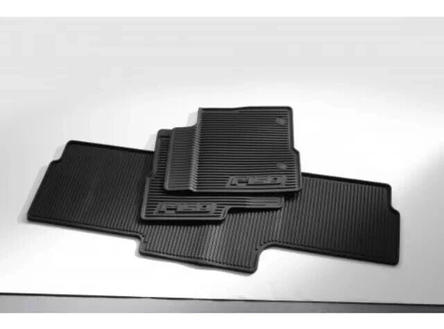 Genuine OEM Ford All Weather Black Rubber Floor Protector Mat 3pc AL3Z1813300CA