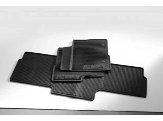 Genuine OEM Ford All Weather Black Rubber Floor Protector Mat 3pc AL3Z1813300CA