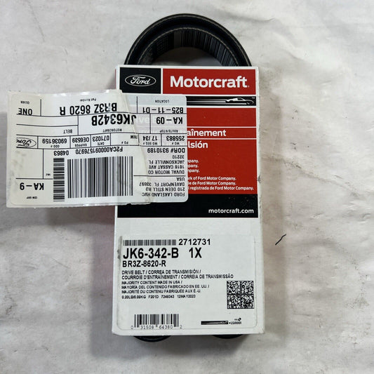 Genuine OEM Ford Motorcraft JK6342B V-Belt